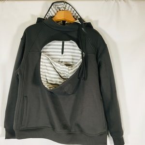 ROOCOAT maternity breast feeding sweatshirt M EUC